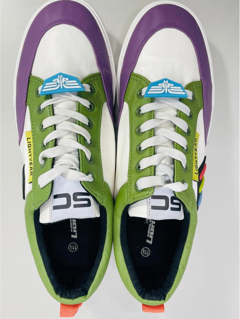Disney Pixar Buzz Lightyear Toy Story Sneaker Lace Up Shoe Mens 11.5 - Picture 7 of 14
